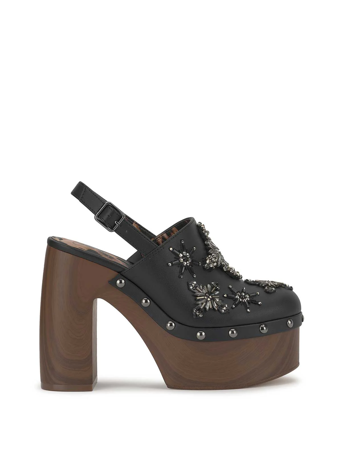 Cazea Platform in Jeweled Black