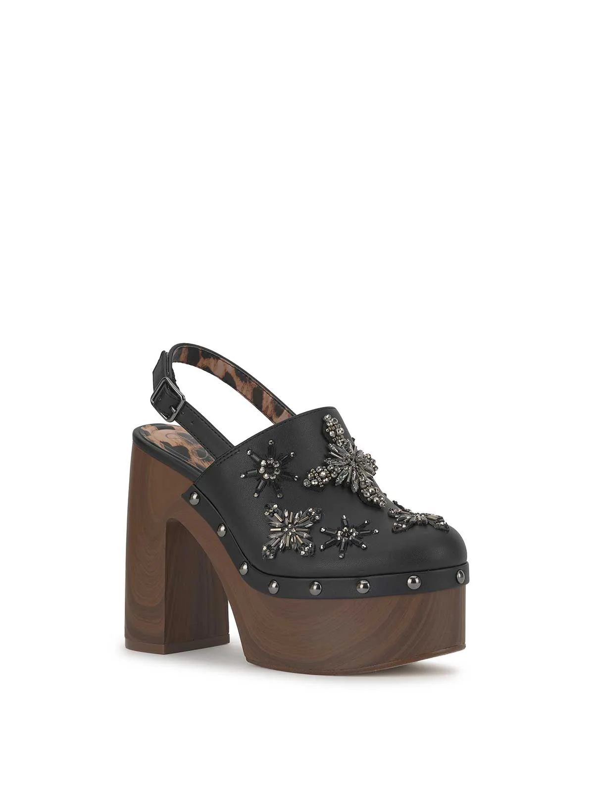 Cazea Platform in Jeweled Black - Image 3
