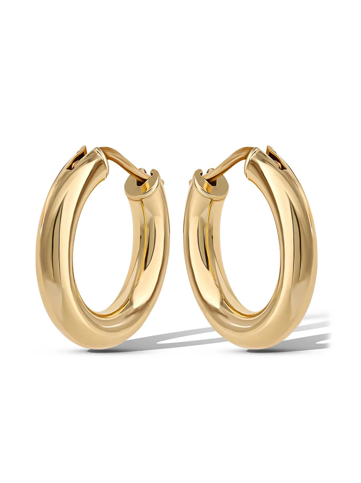 Chunky Hoop Earrings - Image 3