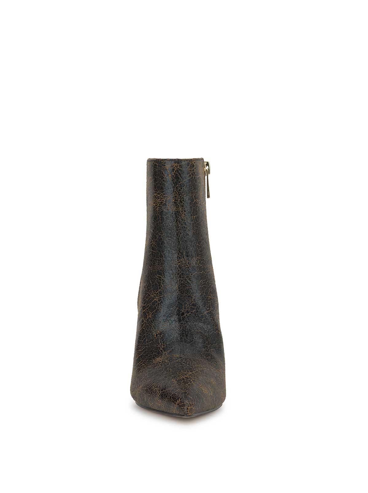 Debia High Heel Bootie in Black & Brown - Image 2