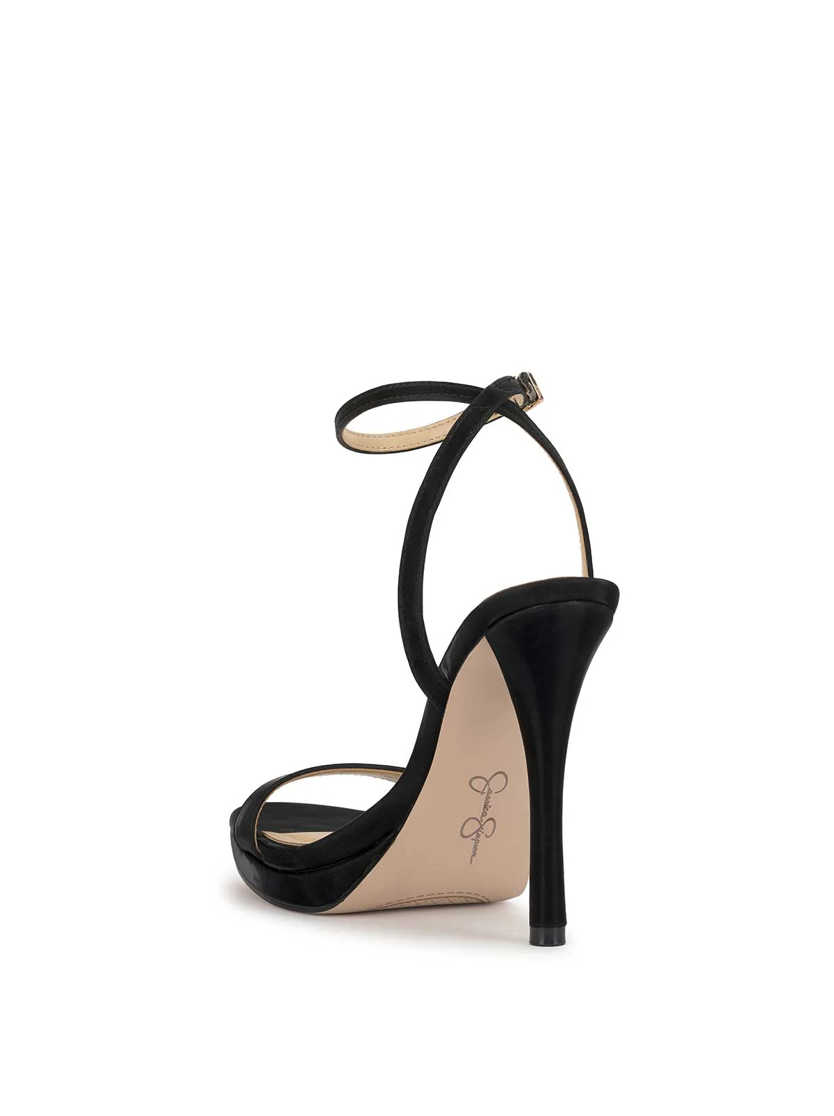 Divra High Heel Sandal in Black - Image 3