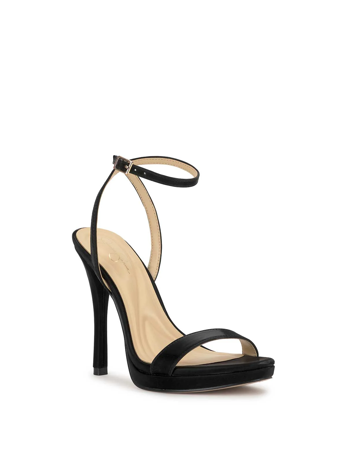 Divra High Heel Sandal in Black - Image 4