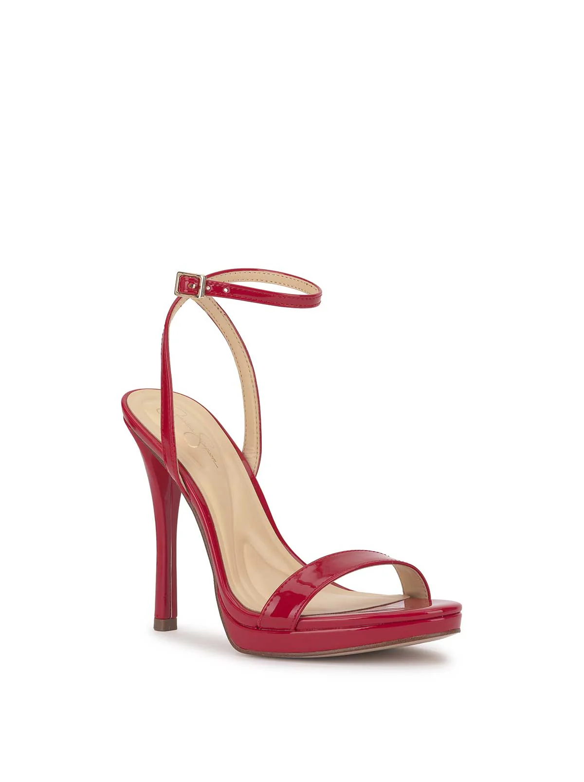 Divra High Heel Sandal in Red Muse - Image 4