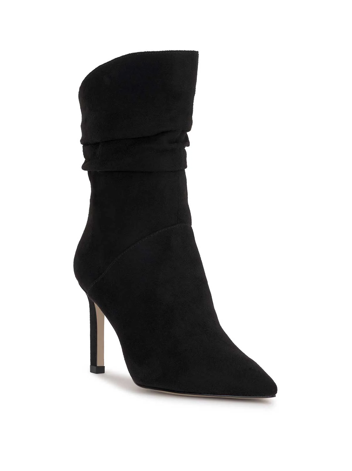 Elisti Scrunch Bootie in Black Suede - Image 4