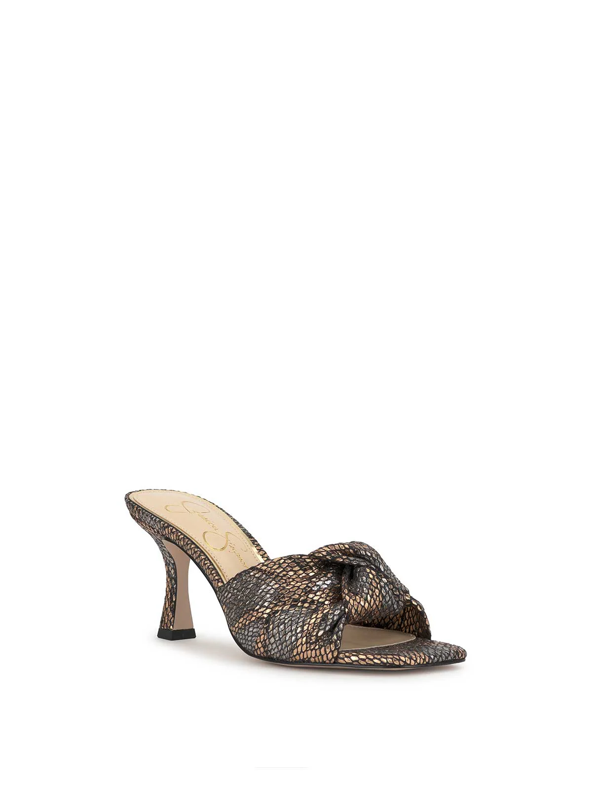 Evirra High Heel in Bronze Snake - Image 4
