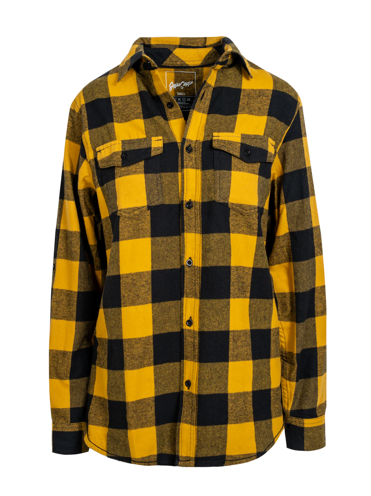 Exclusive Nashville Canyon Flannel Shirt in Yellow - Image 2