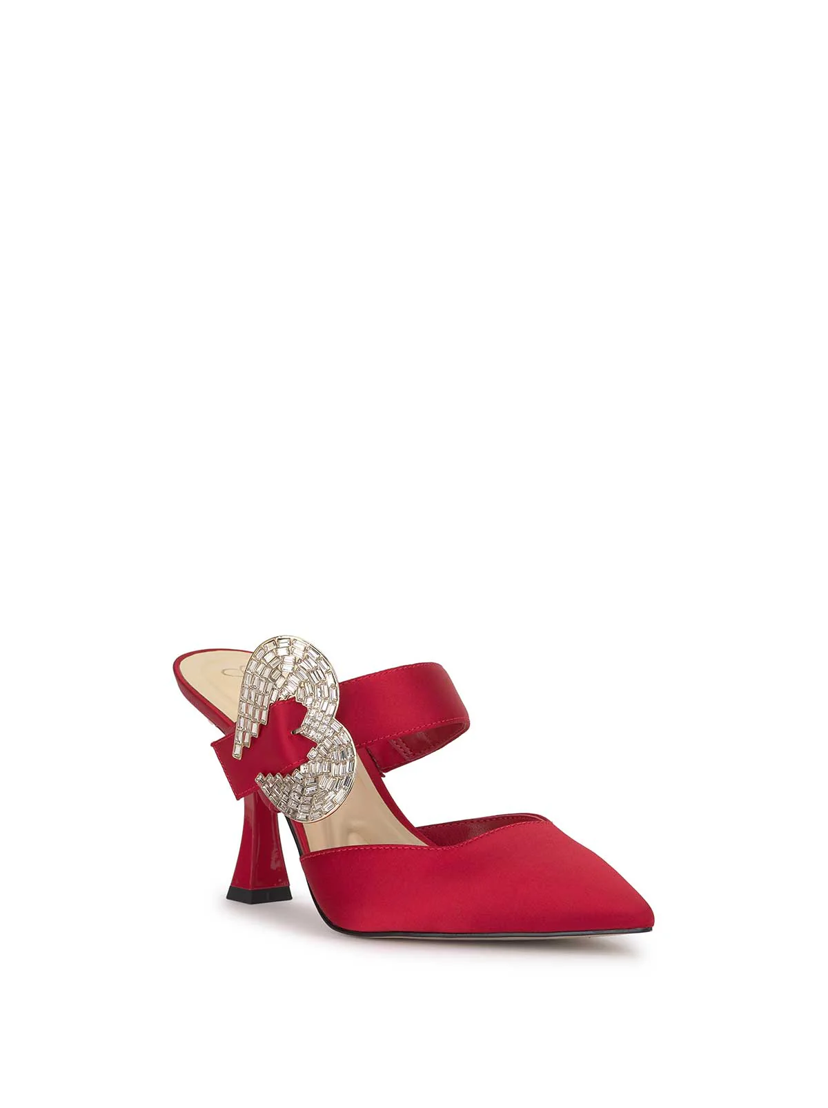Favica High Heel in Red Muse - Image 4