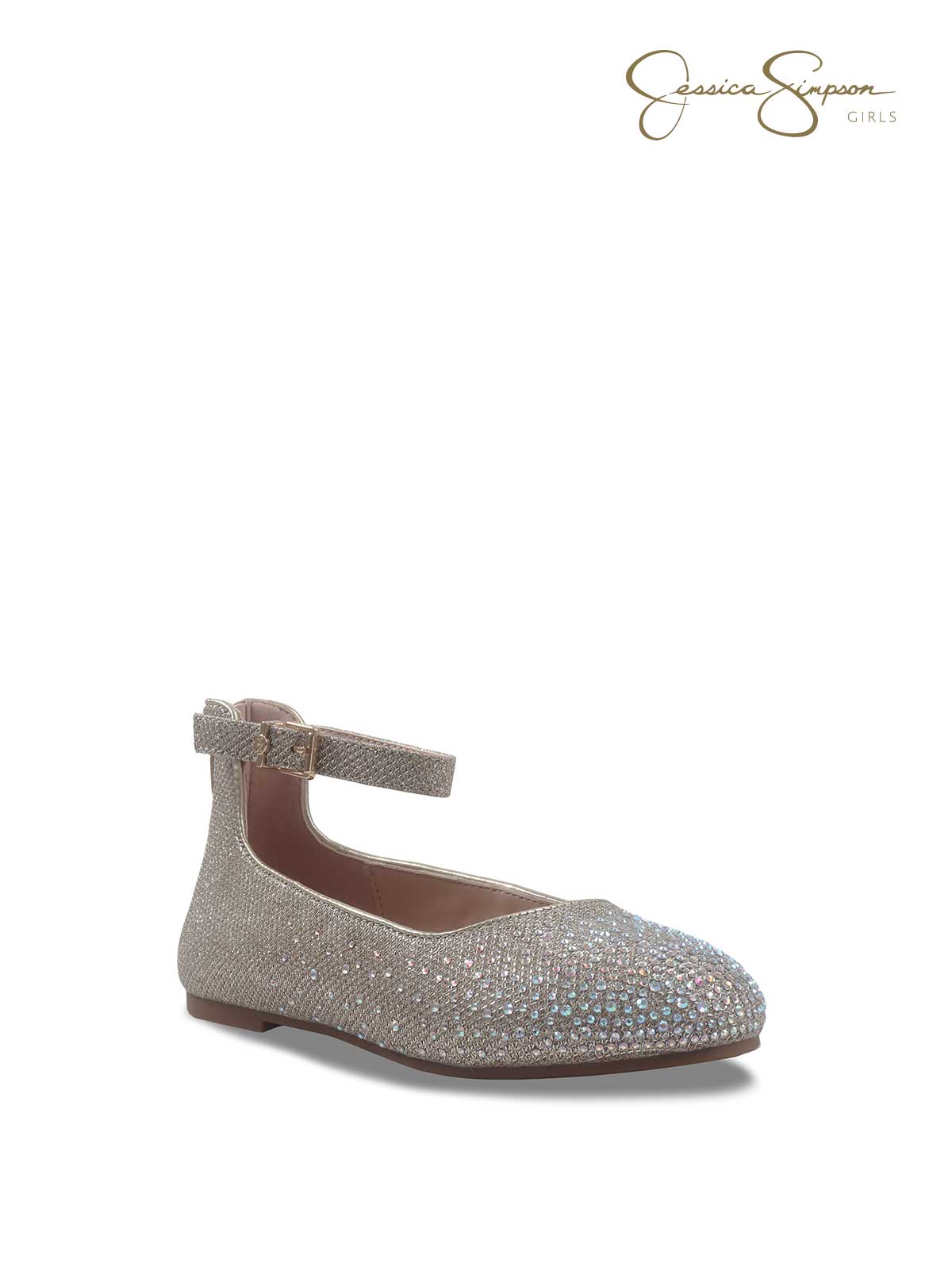 Girls Amy Ethel Sandal in Gold - Image 3