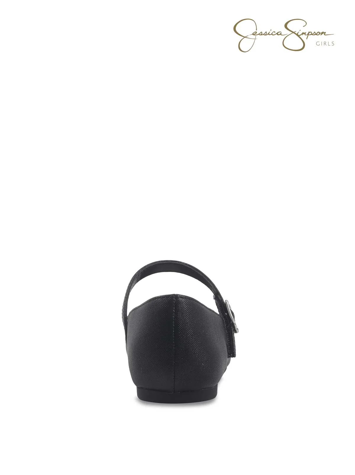 Girls Amy Ivie Flat in Black - Image 4