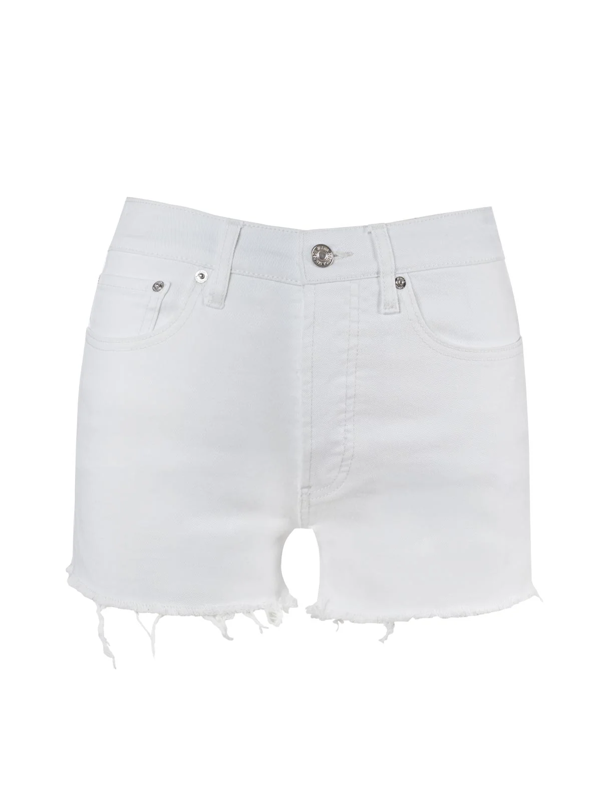 Hug Me High Rise Short in White - Image 5