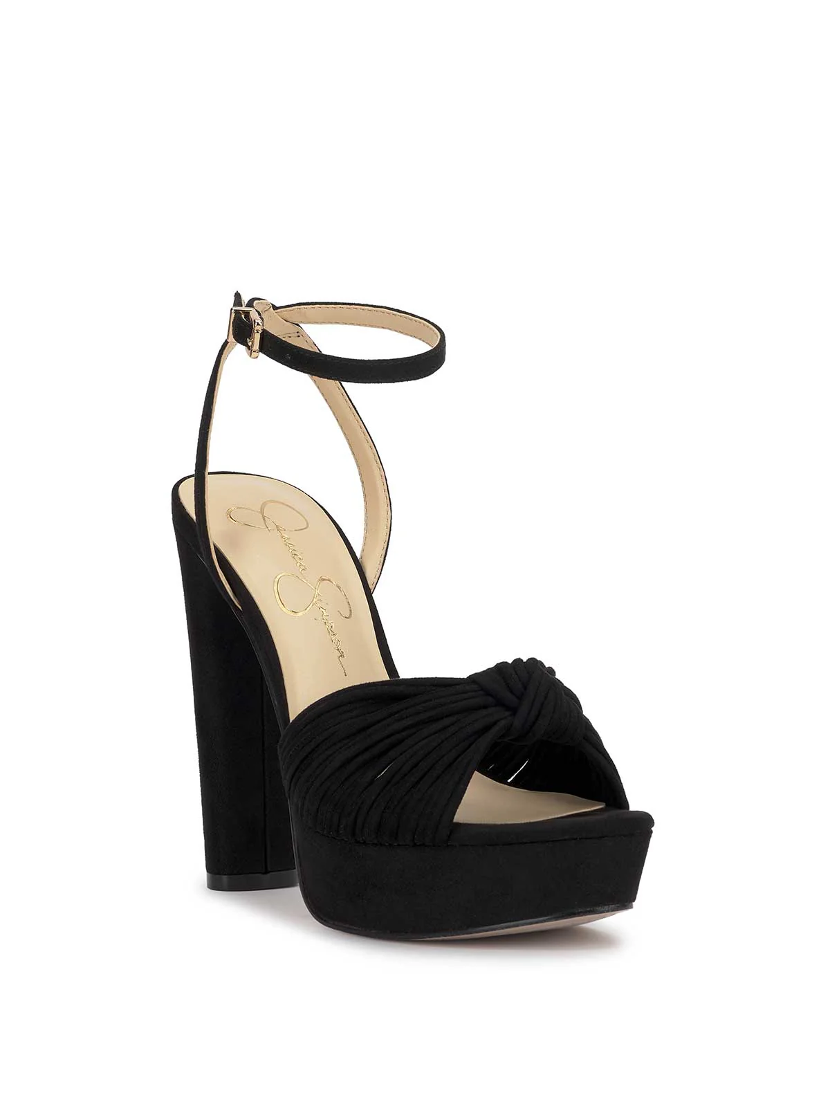Immie Platform Sandal in Black - Image 4