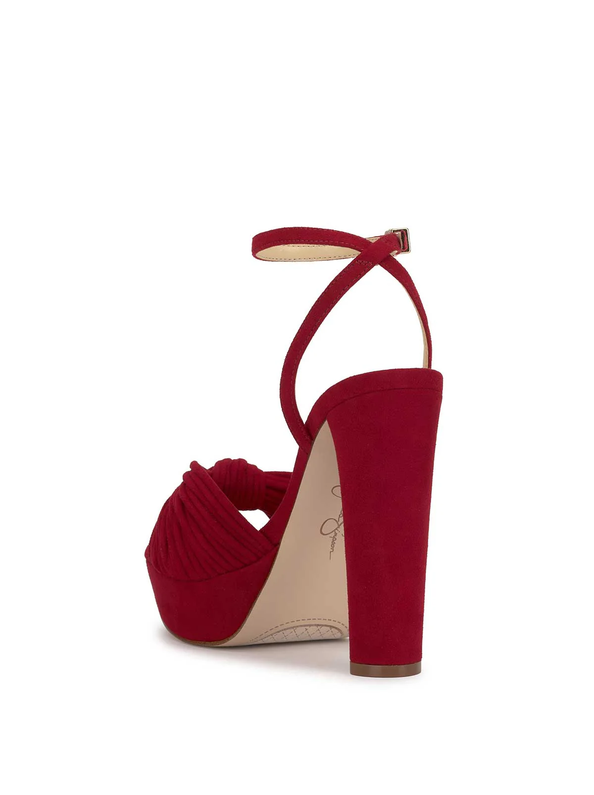 Immie Platform Sandal in Chili Pepper - Image 3