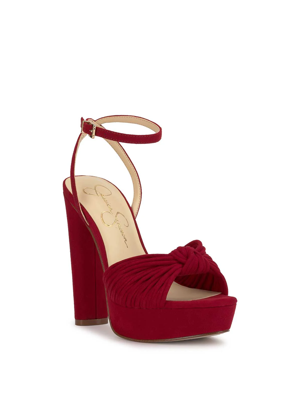 Immie Platform Sandal in Chili Pepper - Image 4