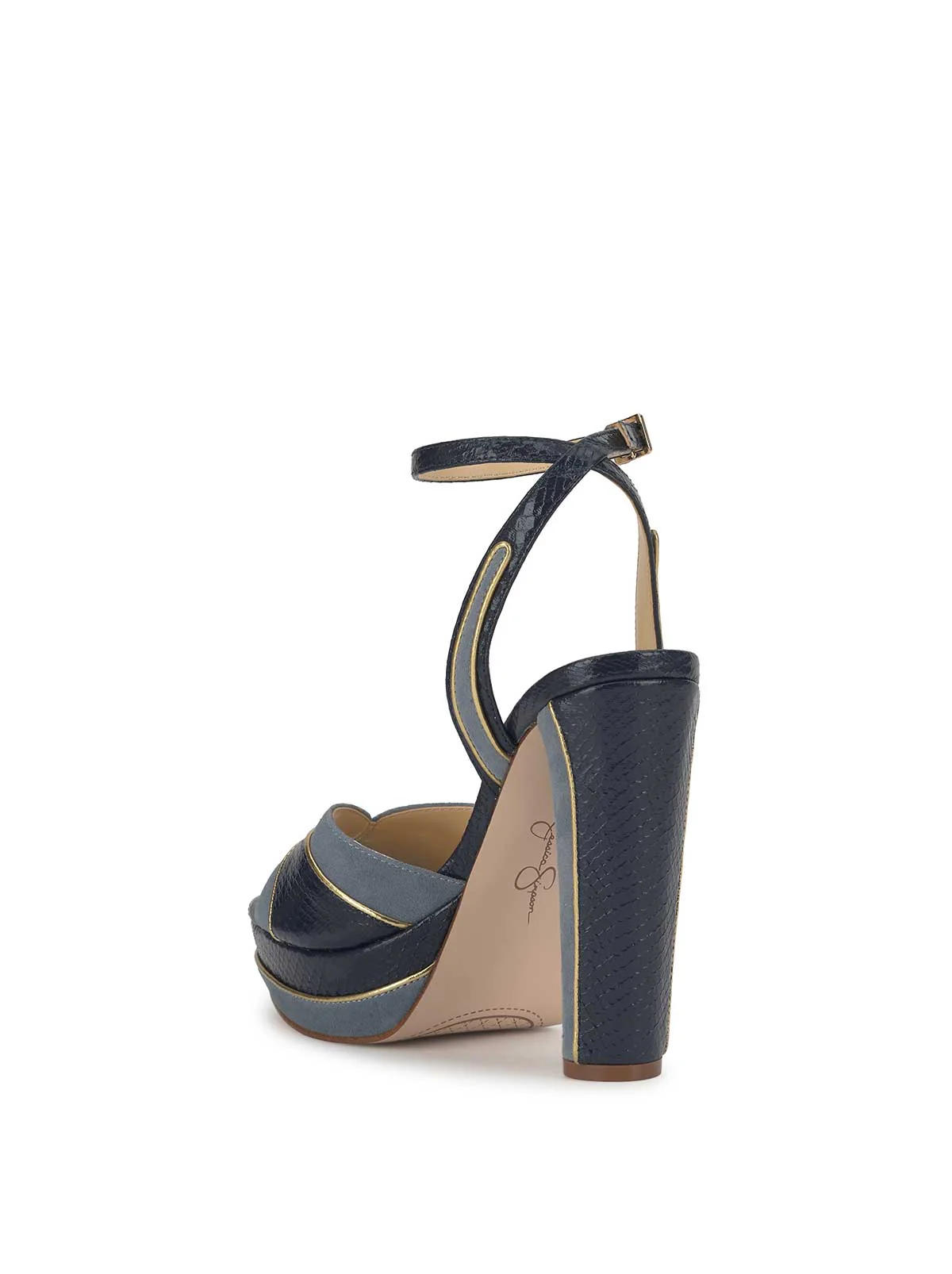 Ivrae Platform in Ash Blue & Dark Knight - Image 3