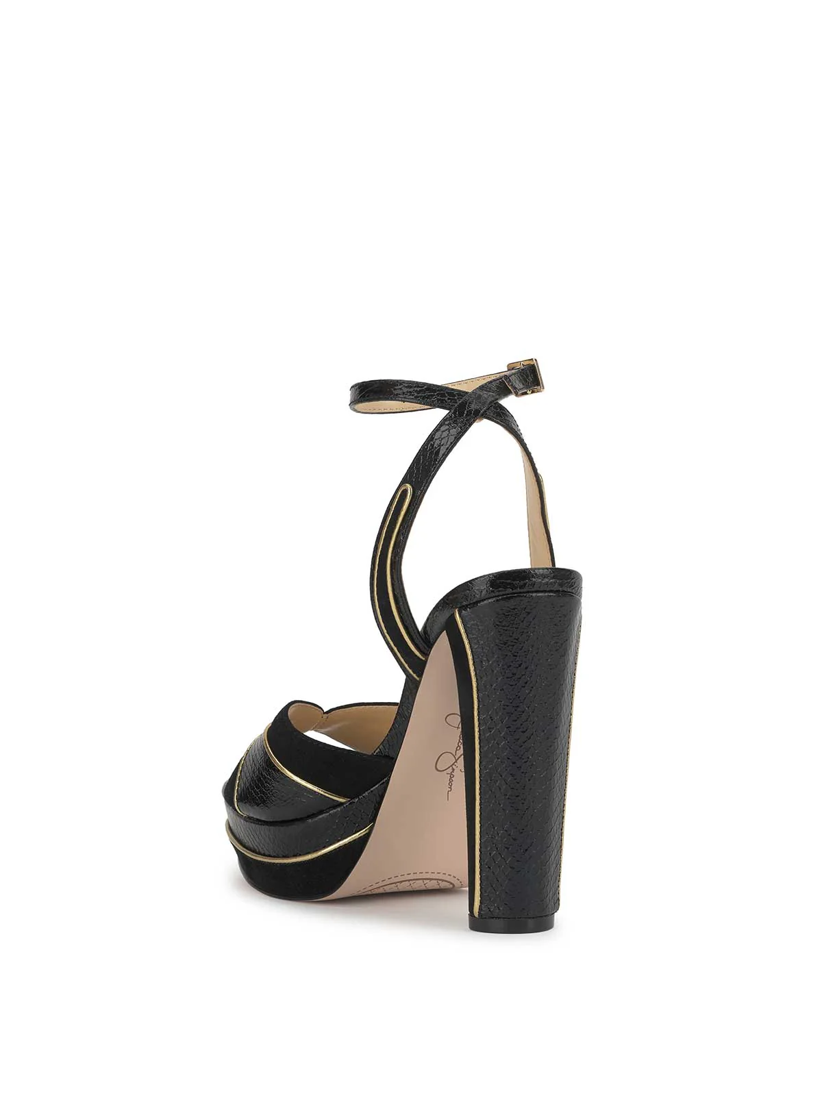 Ivrae Platform in Black & Gold - Image 3