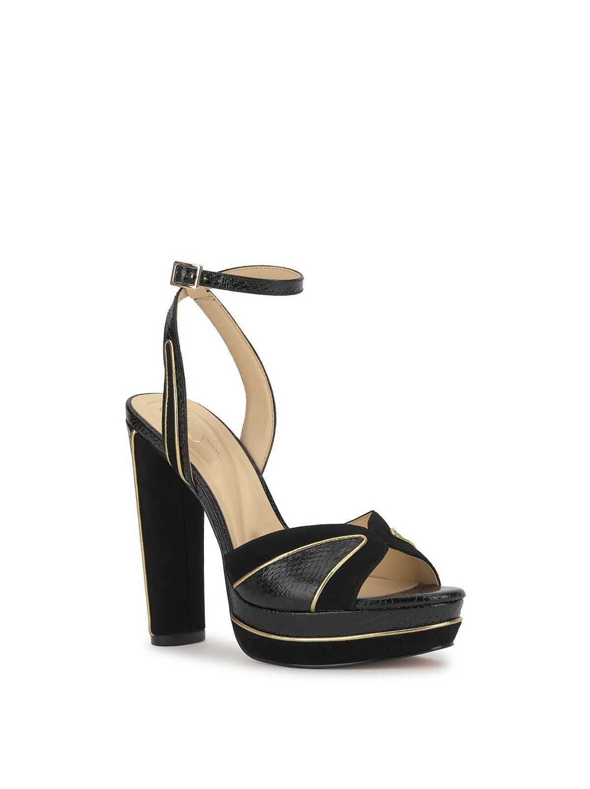 Ivrae Platform in Black & Gold - Image 4