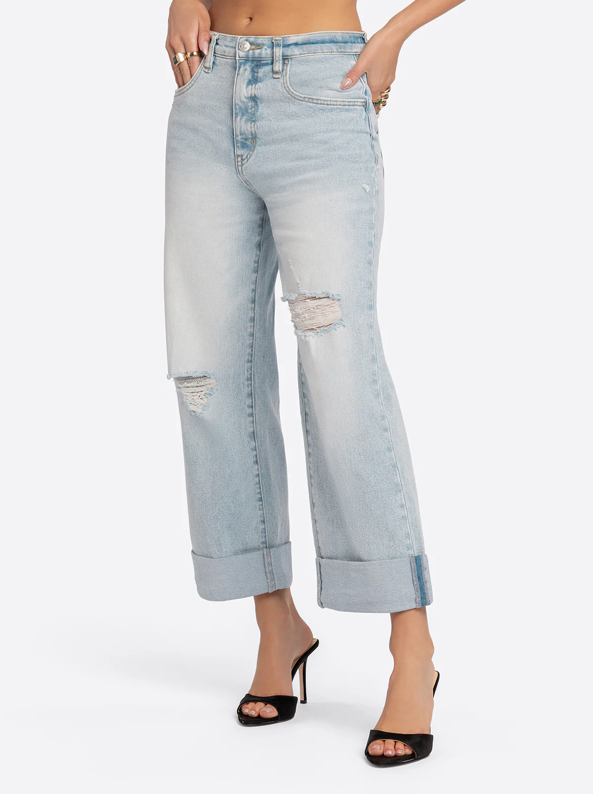 Jessica Simpson 2.0 Billie Relaxed Jean in Scripted - Image 2