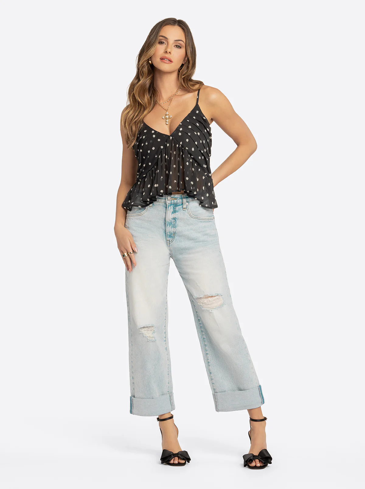 Jessica Simpson 2.0 Billie Relaxed Jean in Scripted - Image 4