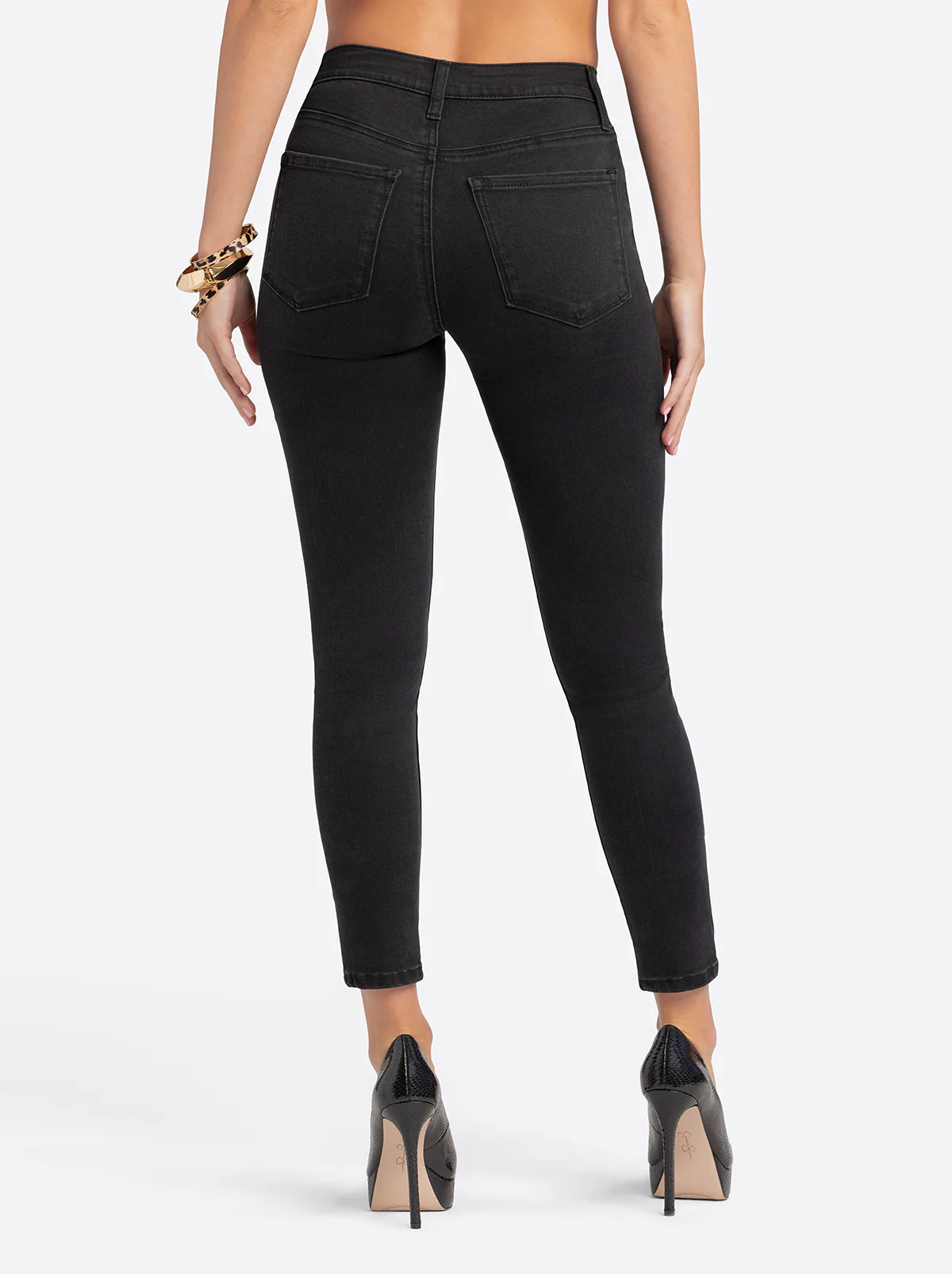 Jessica Simpson 2.0 Debbie High Rise Skinny Jeans in Luminous - Image 3