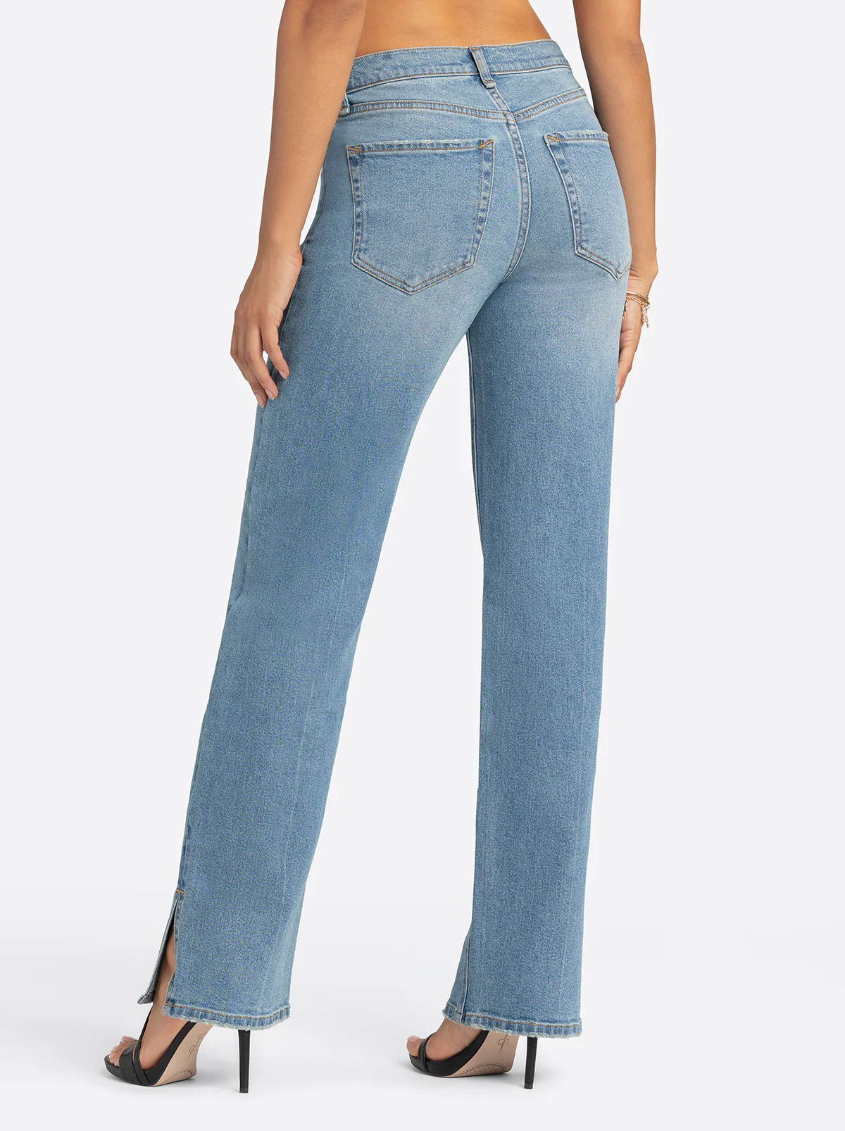 Jessica Simpson 2.0 Joan Stovepipe Jeans in Rustic - Image 3