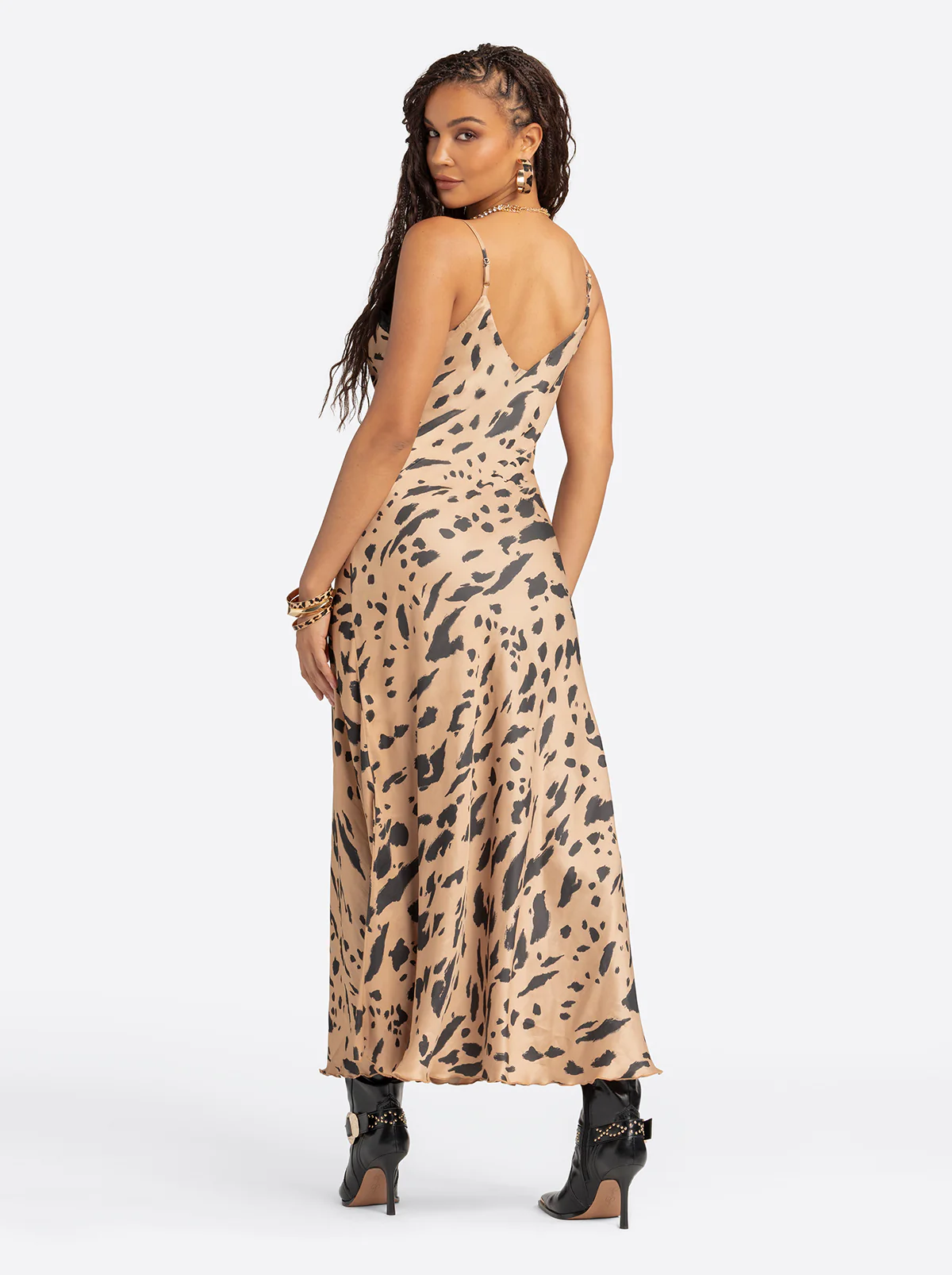 Jessica Simpson 2.0 Bias Dress in Animal Print - Image 4