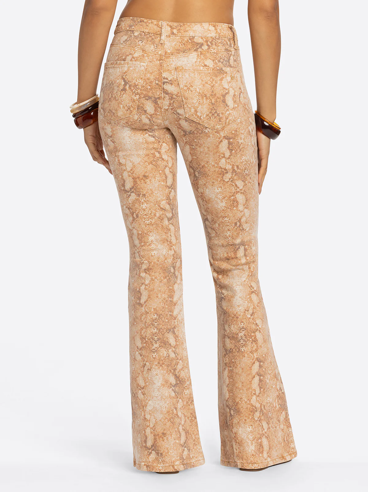 Jessica Simpson 2.0 Stevie Flare Jeans in Snake - Image 4