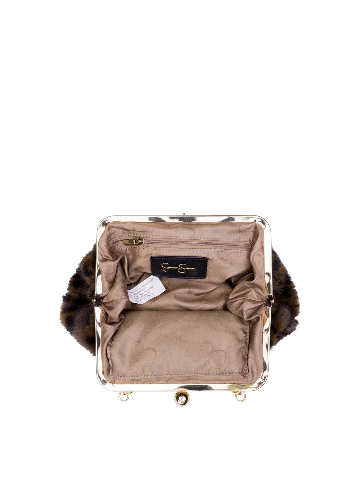 Jessica Simpson 2.0 Zoe Frame Clutch in Leopard - Image 4