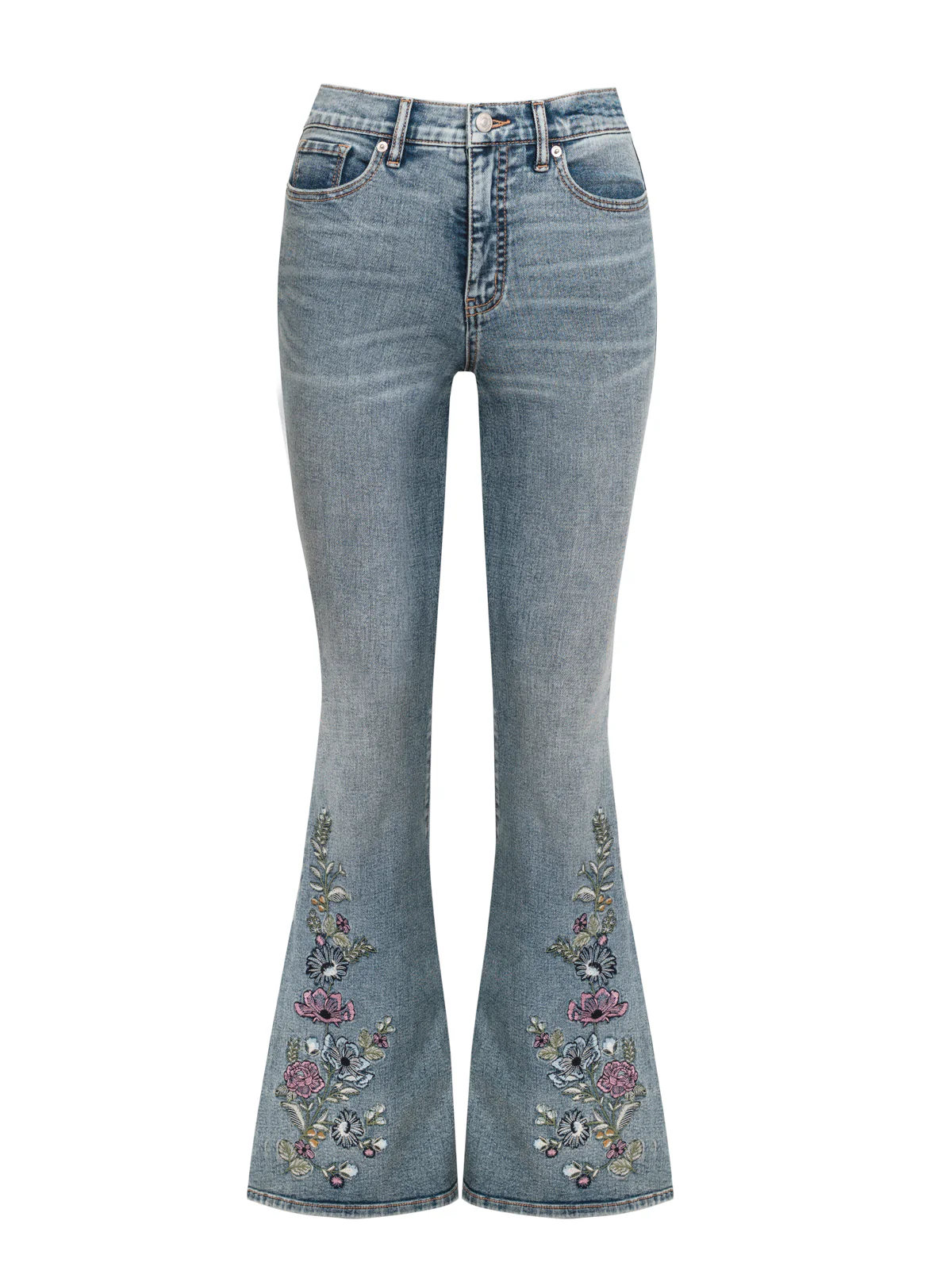JS Jessica Simpson Hollywood High Rise Flare Jean in Boone - Image 5