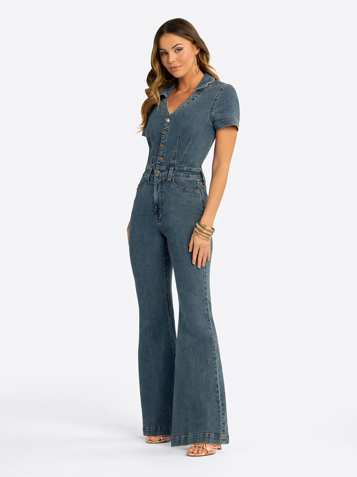 JS Jessica Simpson Lyra Jumpsuit in Reflector - Image 3