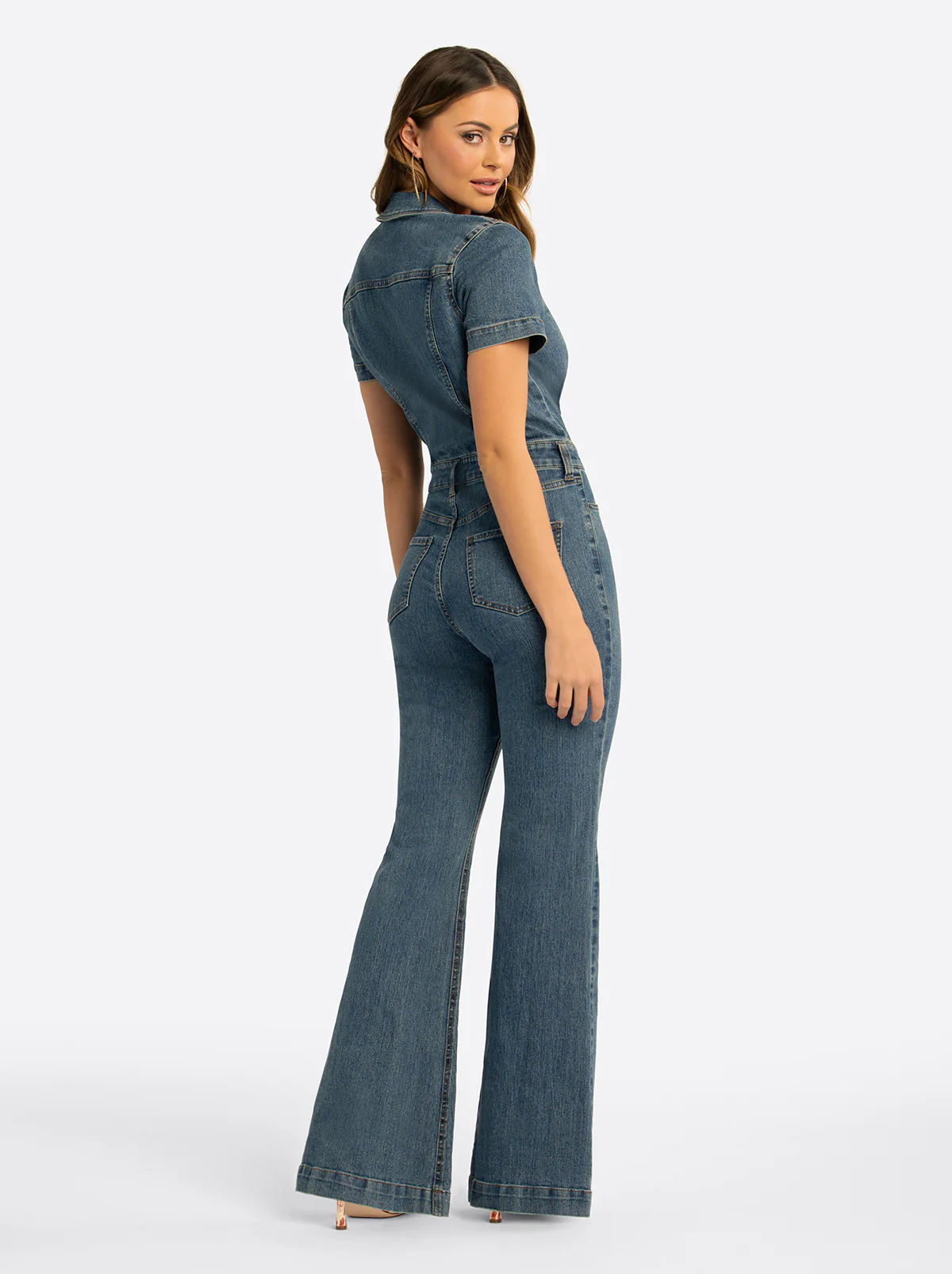 JS Jessica Simpson Lyra Jumpsuit in Reflector - Image 4