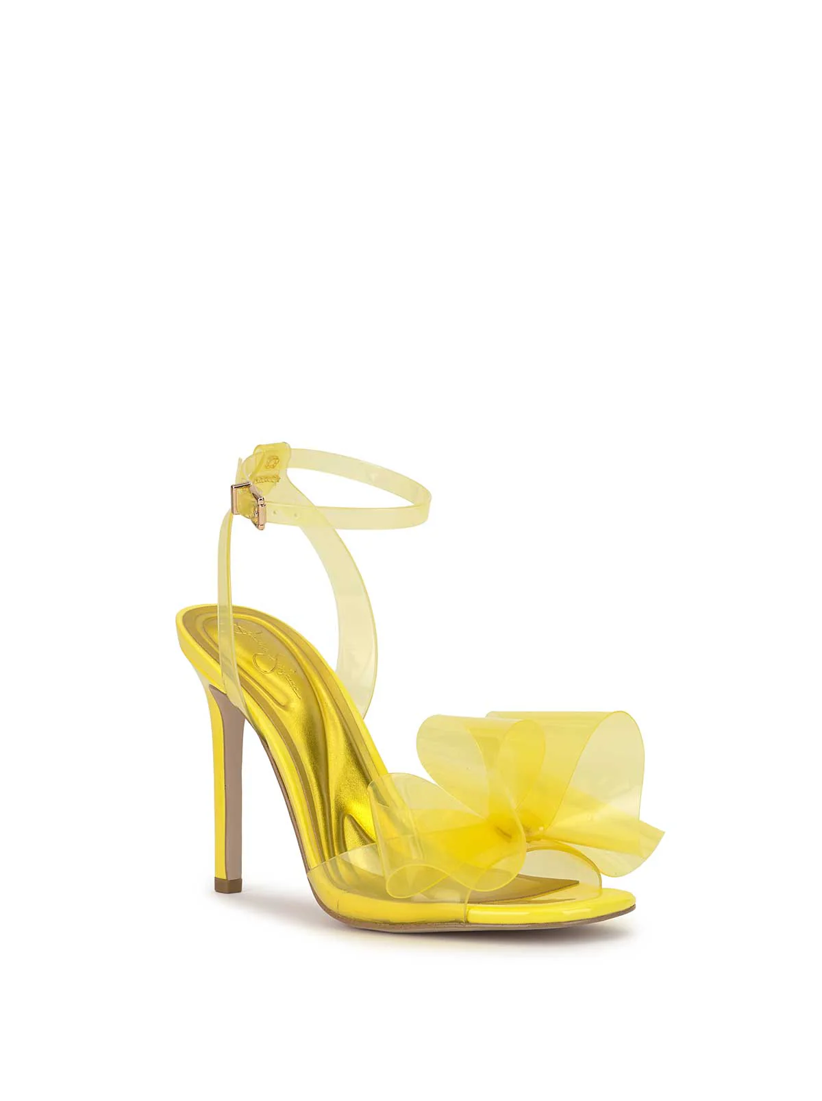 Olivine High Heel in Bright Yellow - Image 4