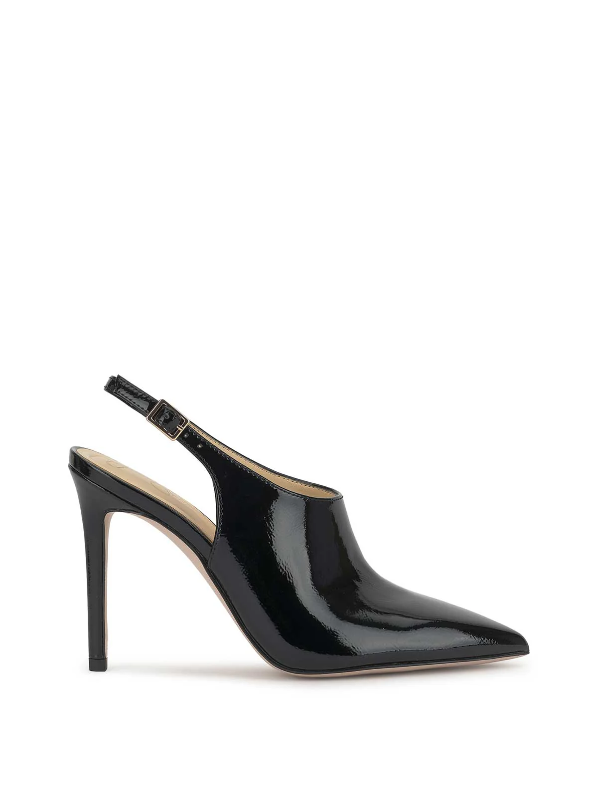 Pavie Pointed Toe Mule in Black