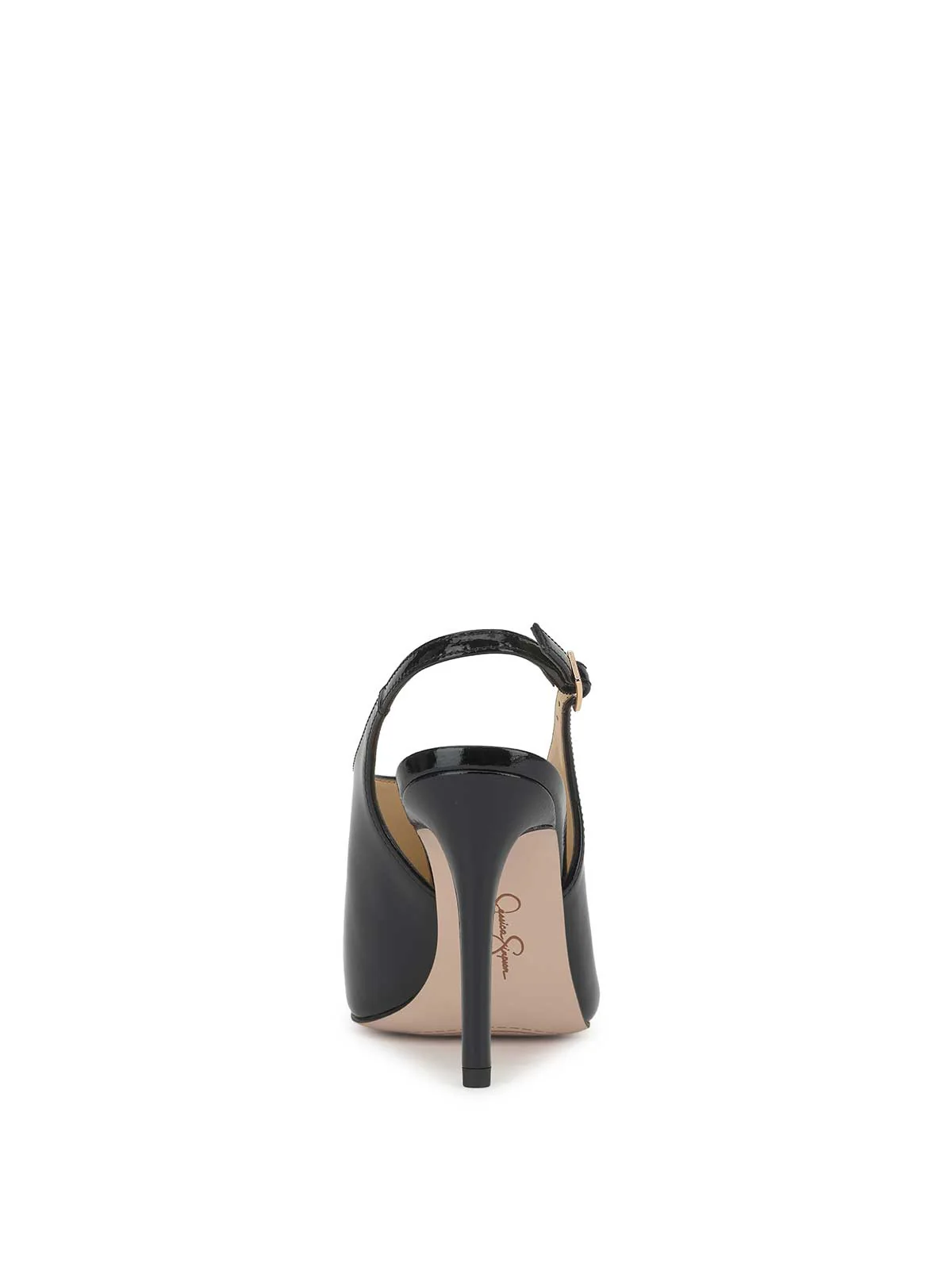 Pavie Pointed Toe Mule in Black - Image 5