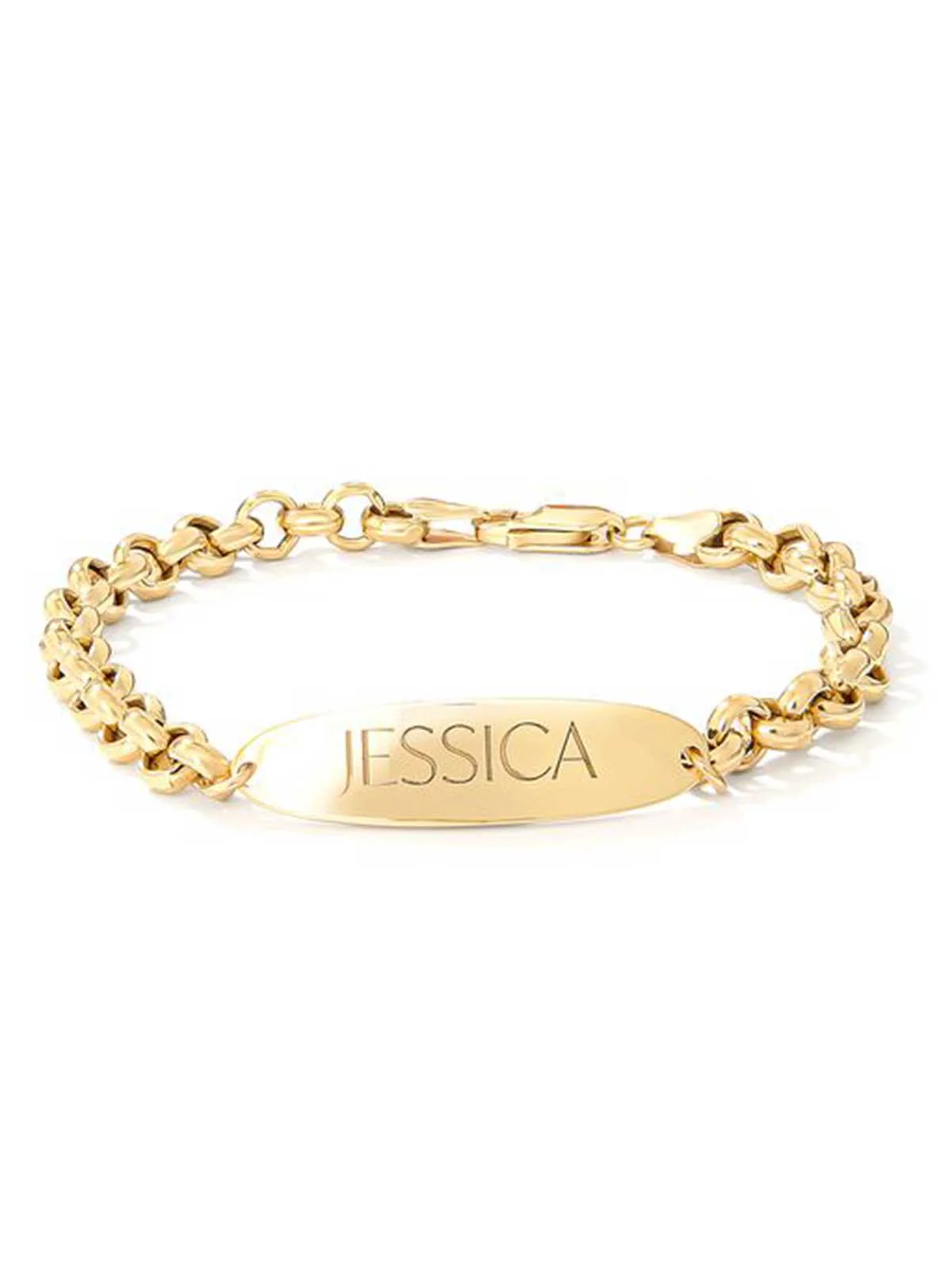 Personalized ID Bracelet in 18K Gold Plated - Image 2