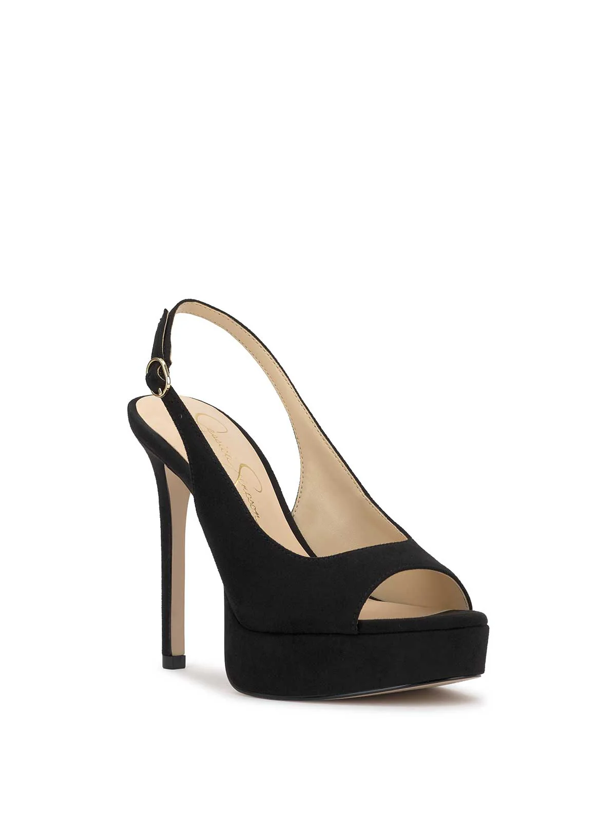 Sibilla High Heel in Black Suede - Image 4