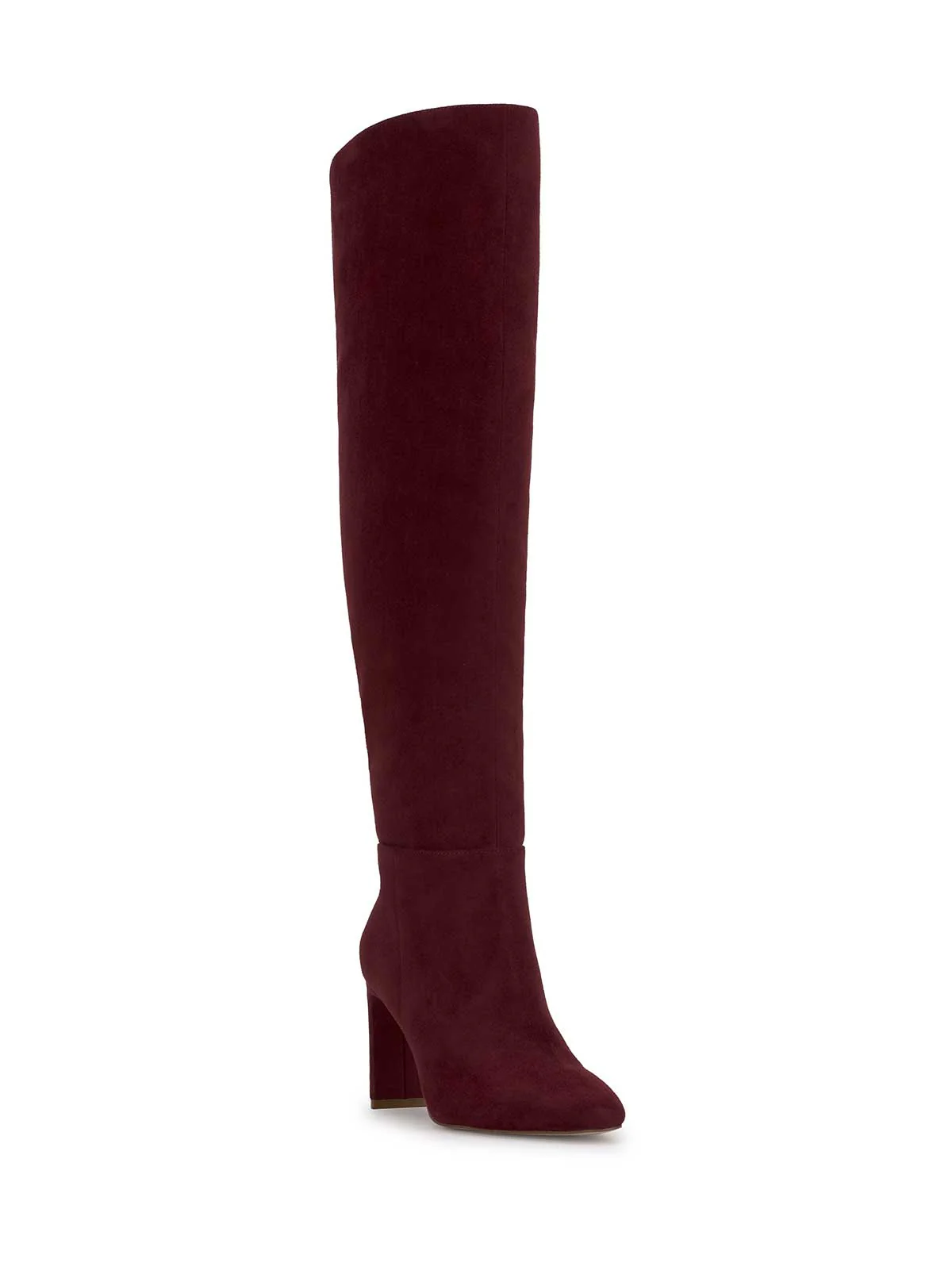 Simmona Over the Knee Boot in Dark Cherry - Image 4