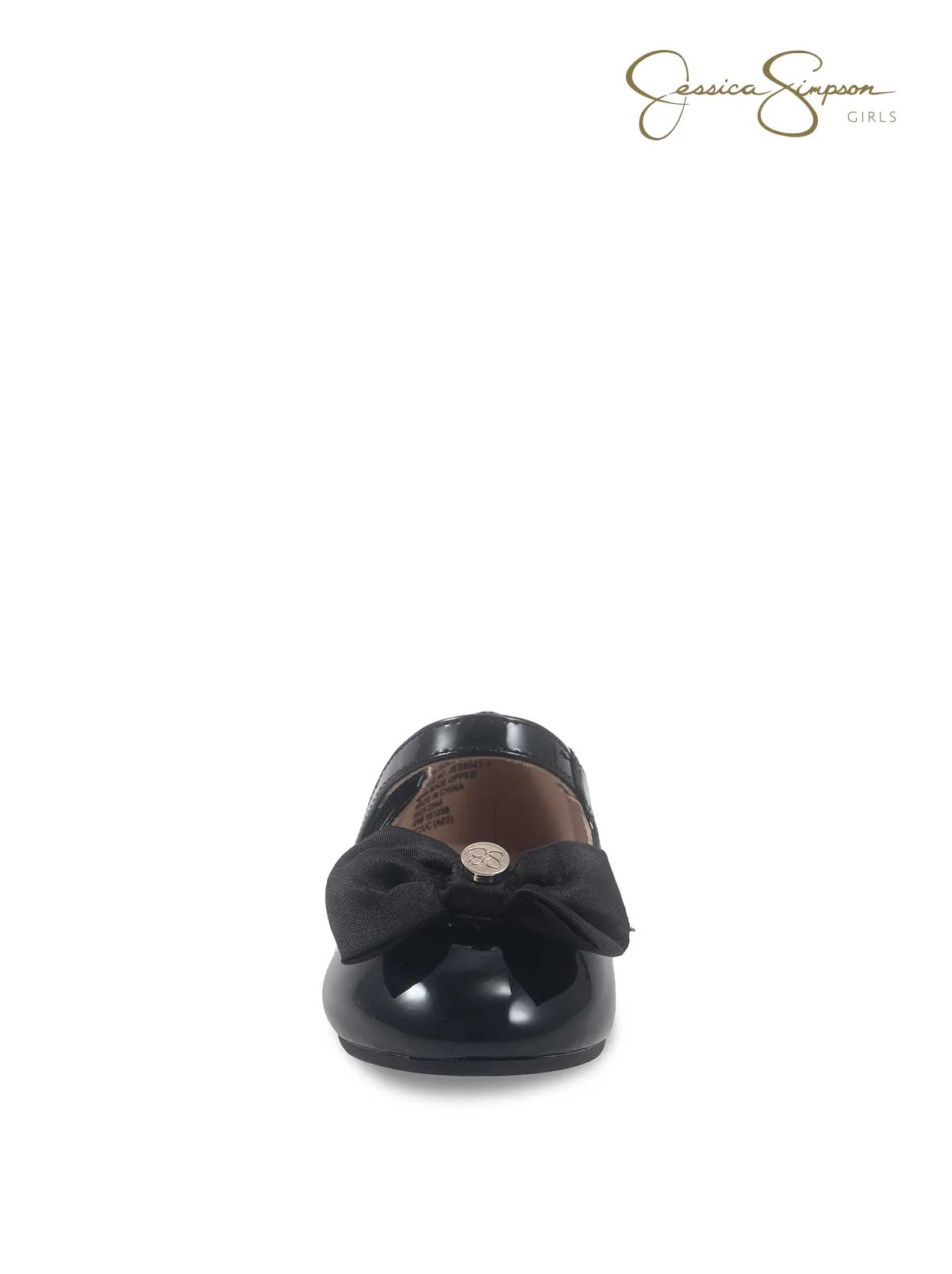 Toddler Amy Big Bow Mary Jane in Black - Image 2