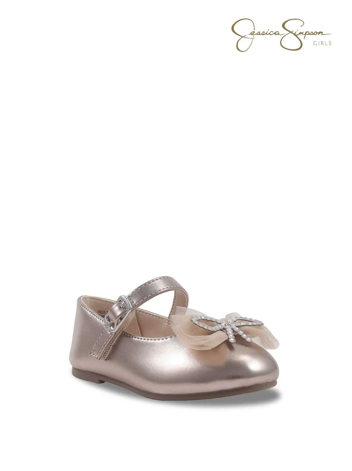 Toddler Amy Bow Ballet Flat in Champagne - Image 3