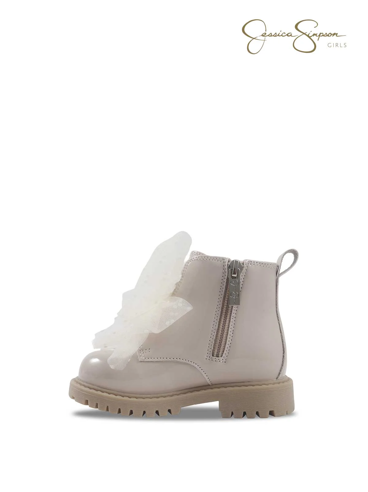 Toddler Daria Sneaker Double Bow in Cream - Image 3