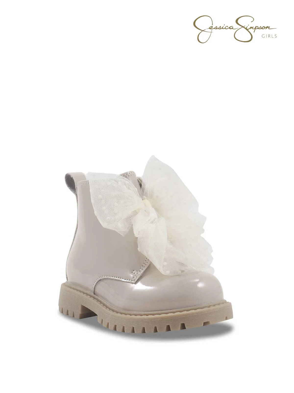 Toddler Daria Sneaker Double Bow in Cream - Image 4
