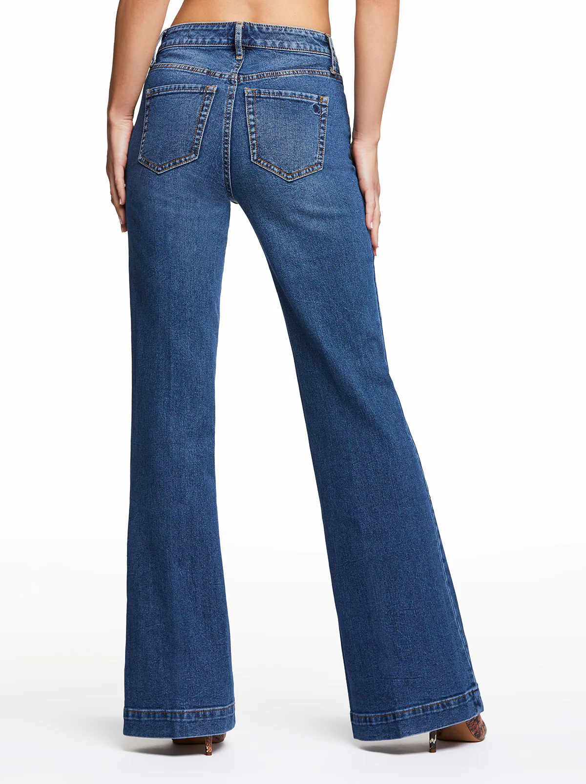 True Love Wide Leg Trouser Jeans in Sia - Image 4