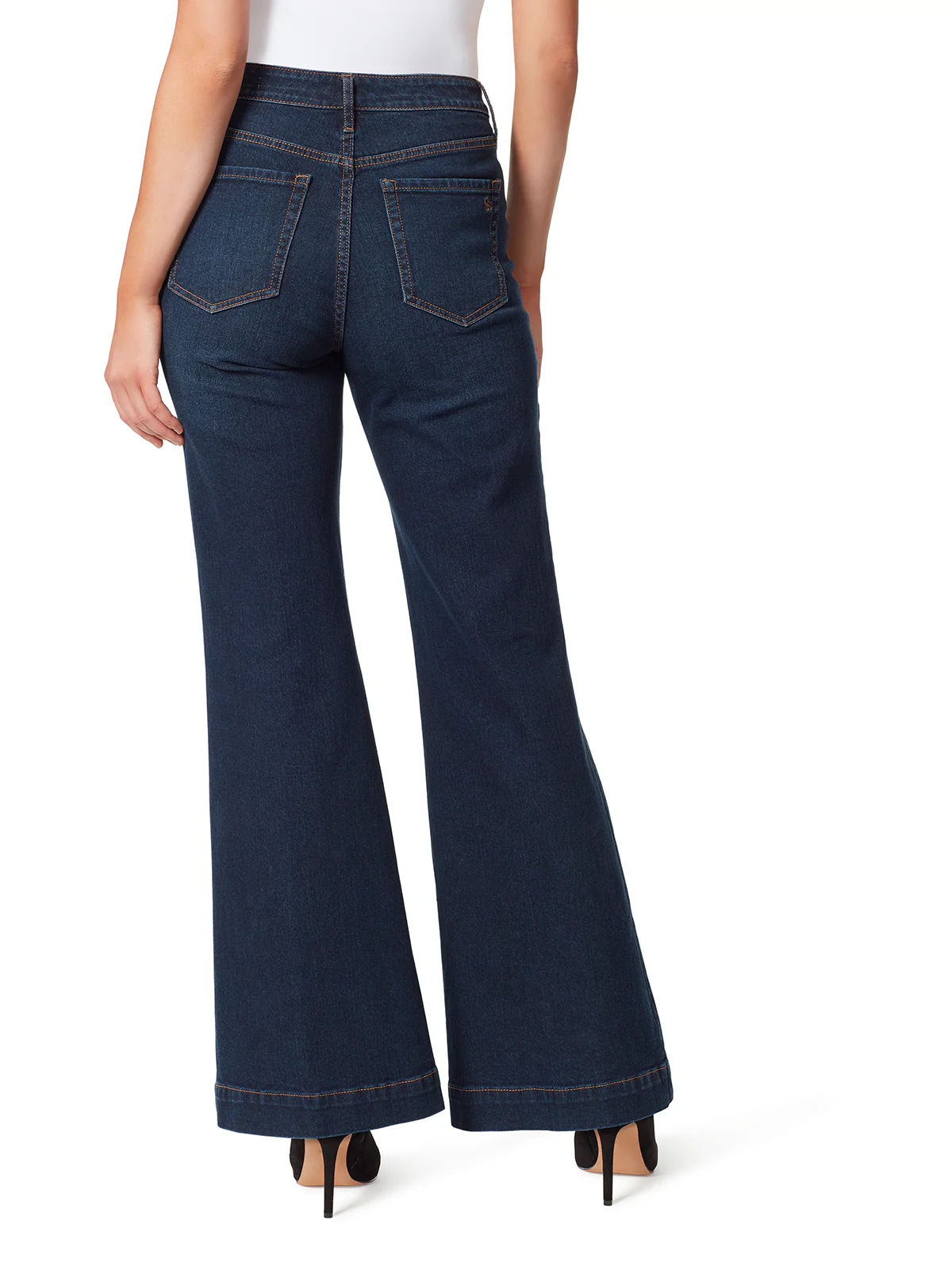 True Love Wide Leg Trouser Jeans in Ditto - Image 2