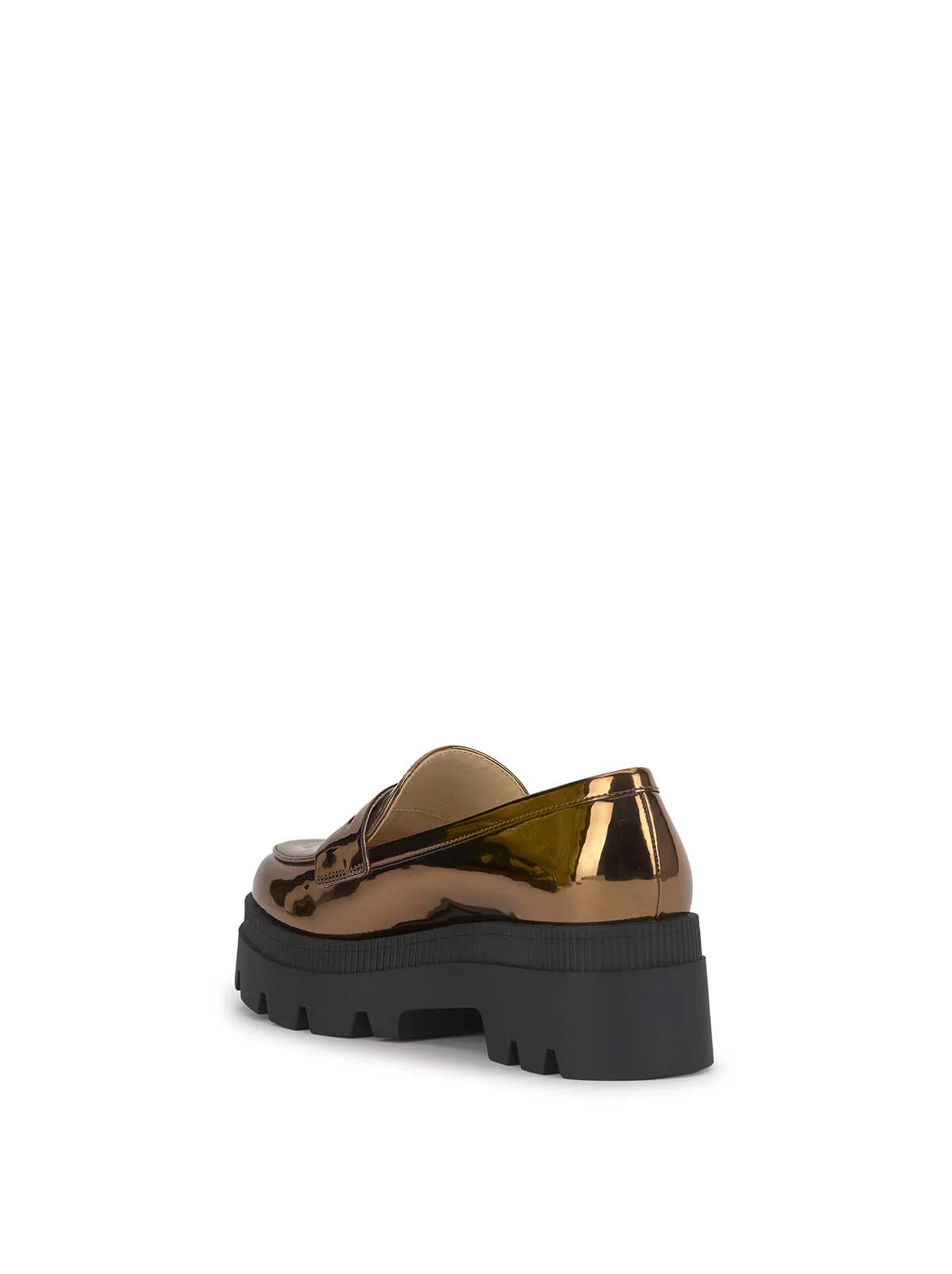 Ullinia Lug Platform Loafer in Bronze - Image 3