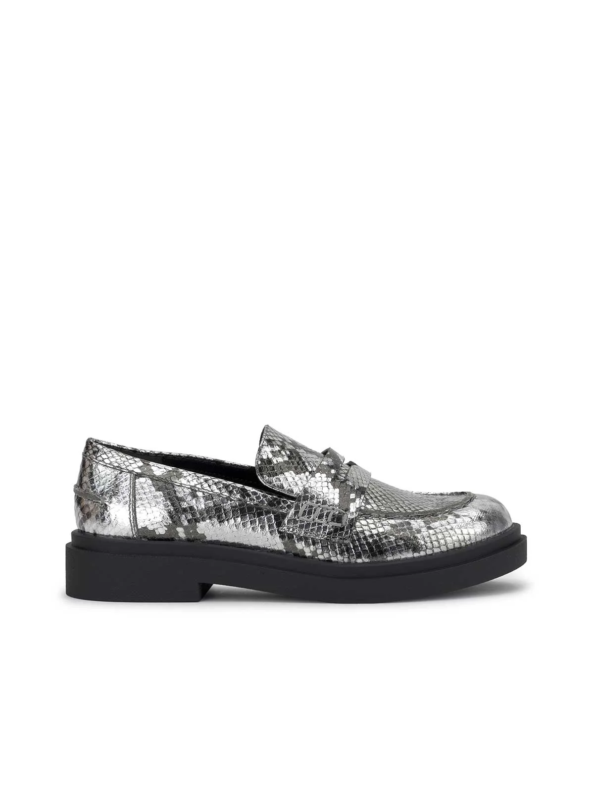 Xuris Loafer in Chrome Snake - Image 2